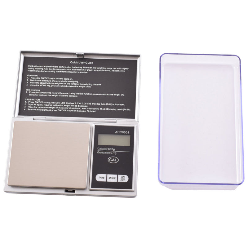 YAGUA SCALE 600 X 0.1G WITH EXTRA LARGE TRAY ACC0001