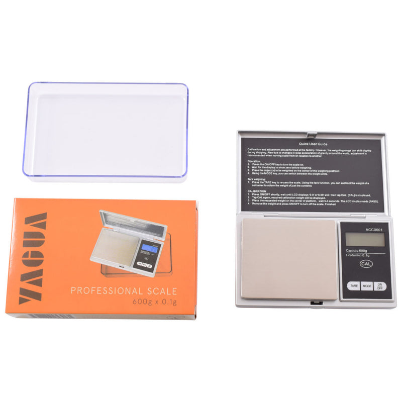 YAGUA SCALE 600 X 0.1G WITH EXTRA LARGE TRAY ACC0001