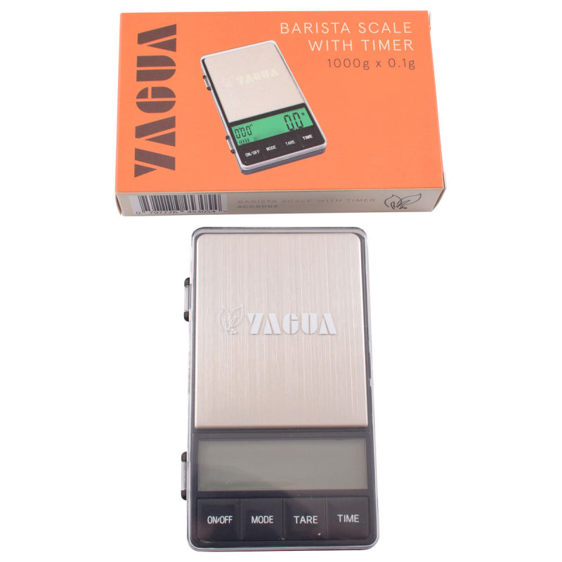 YAGUA SCALE & BREW TIMER: DUAL DISPLAY SERIES 1000G X 0.1G ACC0002