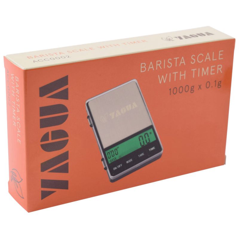 YAGUA SCALE & BREW TIMER: DUAL DISPLAY SERIES 1000G X 0.1G ACC0002