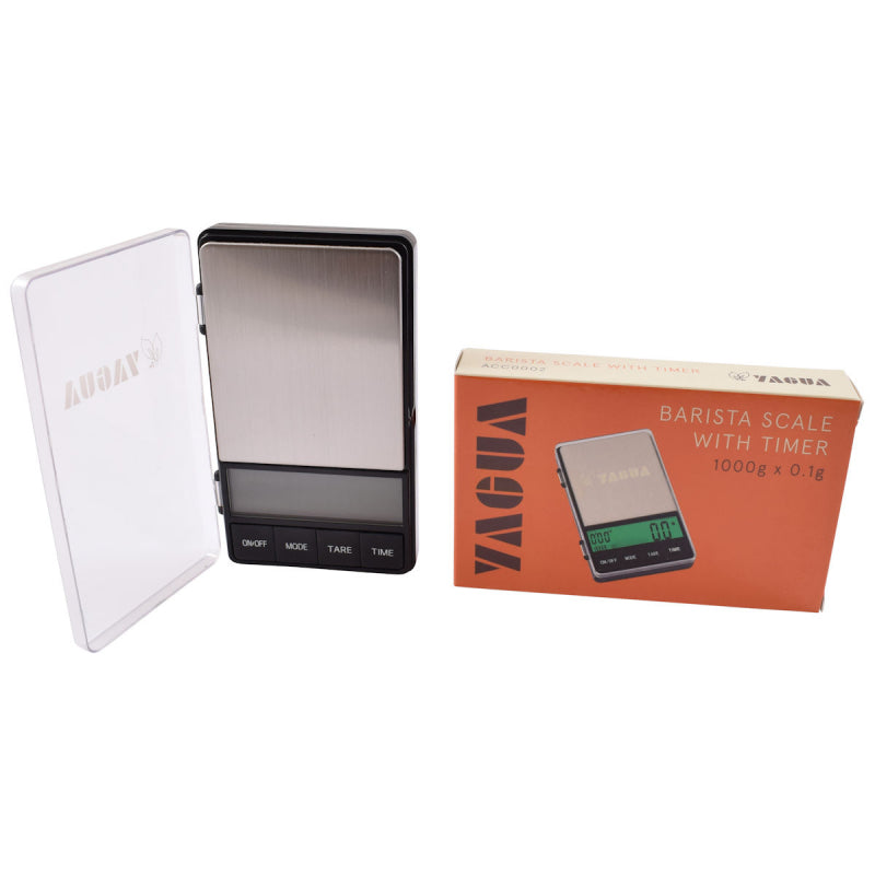 YAGUA SCALE & BREW TIMER: DUAL DISPLAY SERIES 1000G X 0.1G ACC0002