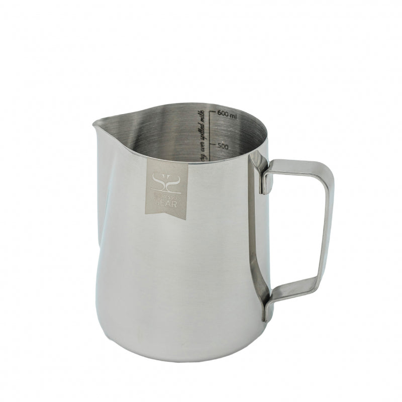 ESPRESSO GEAR LINED FROTHING PITCHER, STAINLESS STEEL, 0.6L