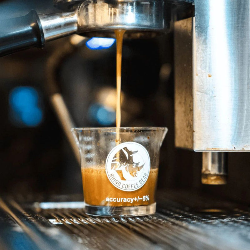 RHINO SHOT GLASS 2.4OZ/70ML WITH SPOUT AND HANDLE