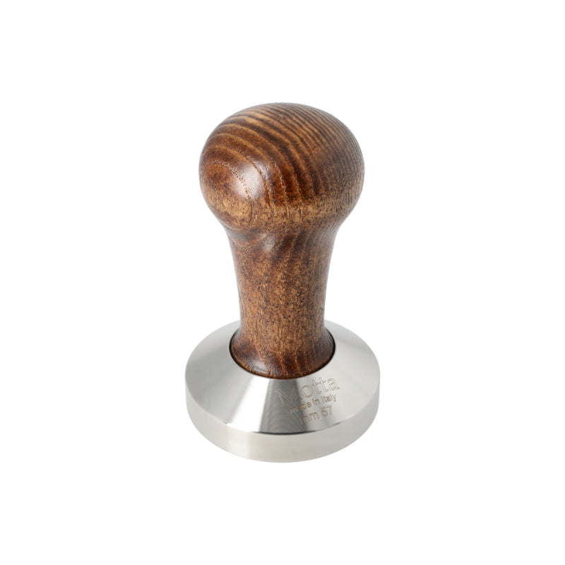 MOTTA WOODEN COFFEE TAMPER - FLAT BASE 57MM
