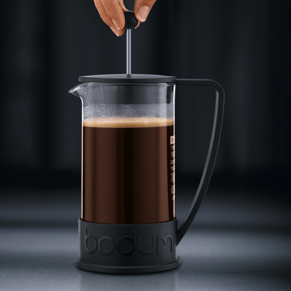 BODUM BRAZIL FRENCH PRESS COFFEE MAKER, 3 CUP, 0.35 L, 12 OZ - BLACK