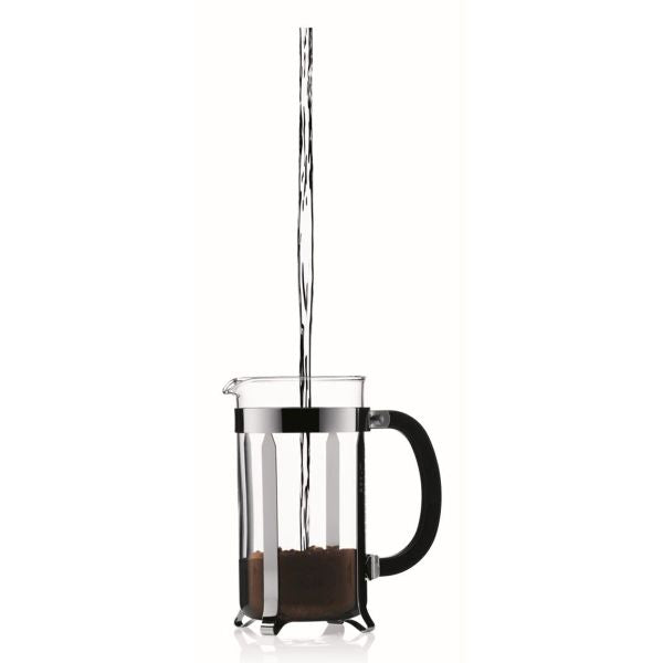 BODUM CHAMBORD COFFEE MAKER 12 CUP 1.5L/51OZ - GLASS, MIRROR FINISH S/S LID