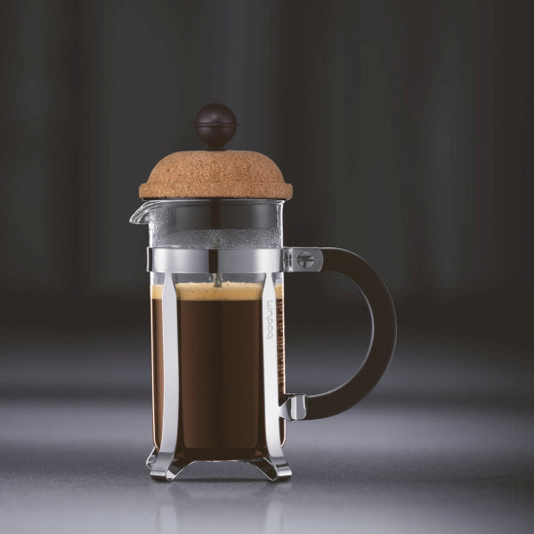 BODUM CHAMBORD COFFEE MAKER 3 CUP 0.35L/12OZ - GLASS, CORK LID