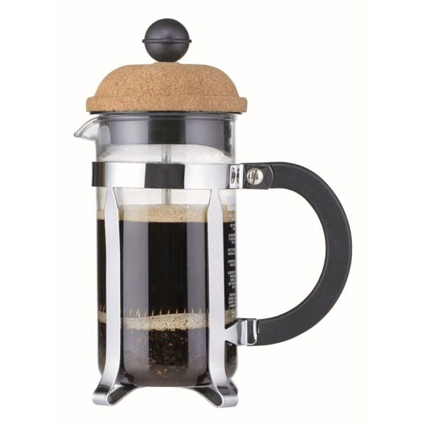 BODUM CHAMBORD COFFEE MAKER 3 CUP 0.35L/12OZ - GLASS, CORK LID