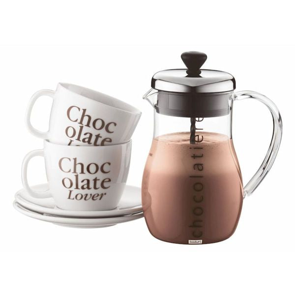 BODUM CHOCOLATIER, CHOCOLATE JUG, 1.0 L, 34OZ - SHINY