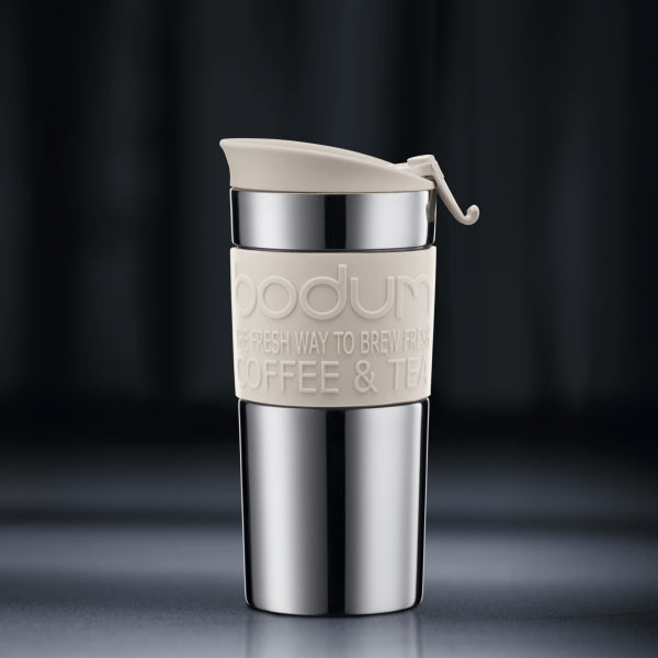 BODUM VACUUM TRAVEL PRESS SET COFFEE MAKER, 0.35 L, 12 OZ - S/S