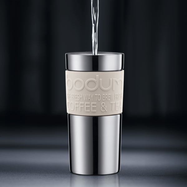 BODUM VACUUM TRAVEL PRESS SET COFFEE MAKER, 0.35 L, 12 OZ - S/S