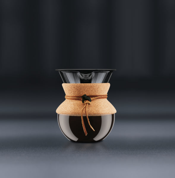 BODUM POUR OVER COFFEE MAKER WITH PERMANENT FILTER, 0.5 L, 17 OZ