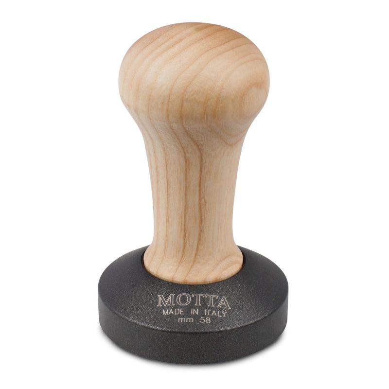 MOTTA COFFEE TAMPER WITH WOOD HANDLE 58MM - TEFLON BASE