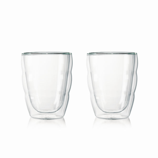 BODUM PILATUS 2PC GLASS, DOUBLE WALL SMALL, 0.25L, 8OZ