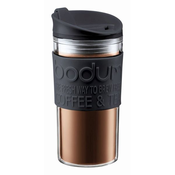 BODUM TRAVEL MUG, MUG 0.35 L, 12OZ - BLACK
